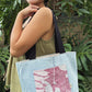 HANA HOU // Denim Pocket Tote 006 // Made in Hawai'i with upcycled fabrics