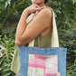 HANA HOU // Denim Pocket Tote 004 // Made in Hawai'i with upcycled fabrics