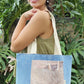 HANA HOU // Denim Pocket Tote 009 // Made in Hawai'i with upcycled fabrics