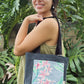 HANA HOU // Denim Pocket Tote 008 // Made in Hawai'i with upcycled fabrics