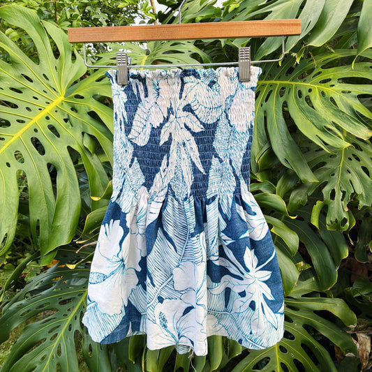 HANA HOU // Ka'ina Top 005 // Made in Hawai'i with pre-loved aloha shirt