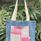 HANA HOU // Denim Pocket Tote 004 // Made in Hawai'i with upcycled fabrics