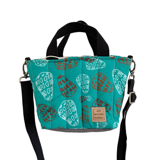 HAWAI'I ARTIST // PUFFY MINI CROSSBODY TOTE 005 // Priint Design by Kaila Hawaii