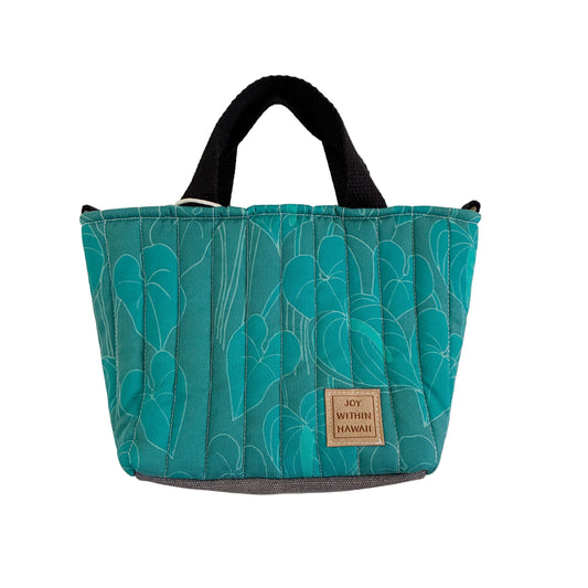 HAWAI'I ARTIST // PUFFY MINI CROSSBODY TOTE 002 // Priint Design by Eternal Summer Hawaii