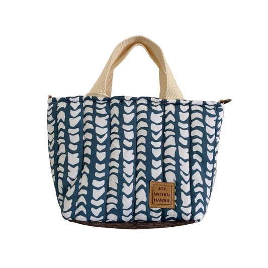 HAWAI'I ARTIST // PUFFY MINI CROSSBODY TOTE 007 // Priint Design by Hinu Rise