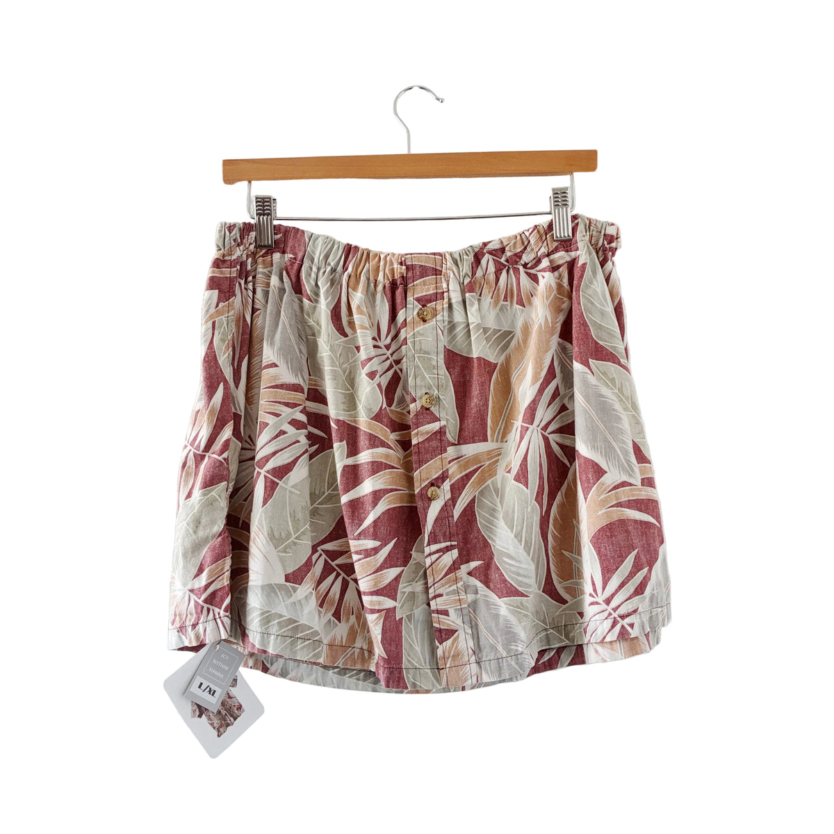 HANA HOU // Coco Top 014 // Made in Hawai'i with mens pre-loved aloha shirt