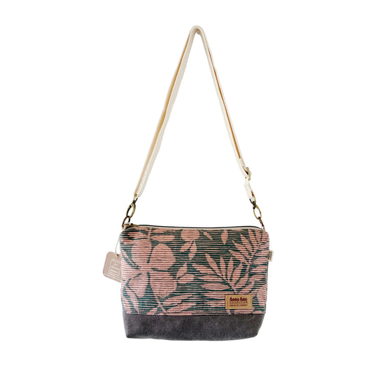 HANA HOU // Medium Crossbody  001 // Made in Hawaii with pre-loved aloha shirt