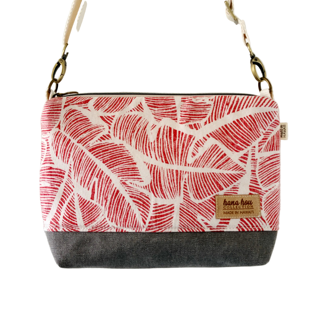 HANA HOU // Medium Crossbody  005 // Made in Hawaii with pre-loved aloha shirt