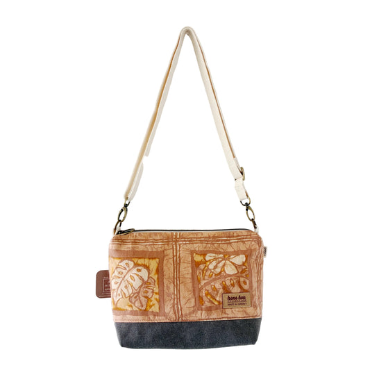 HANA HOU // Medium Crossbody  007 // Made in Hawaii with pre-loved aloha shirt