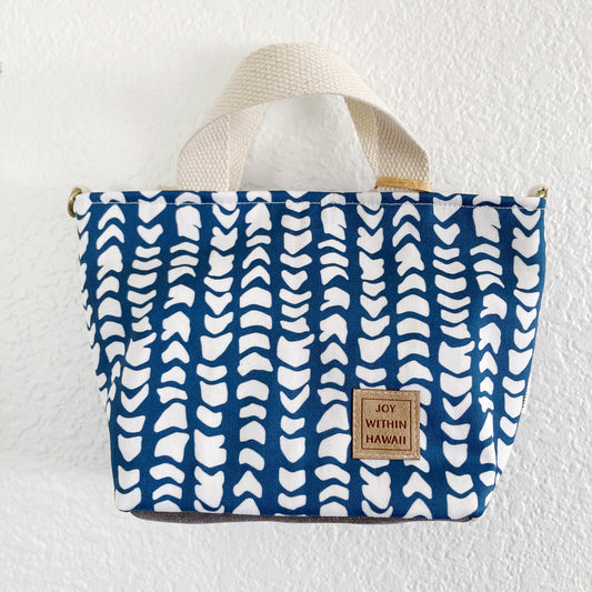 HAWAI'I ARTIST // Mini Tote Crossbody 010 // Print design by Hinu Rise