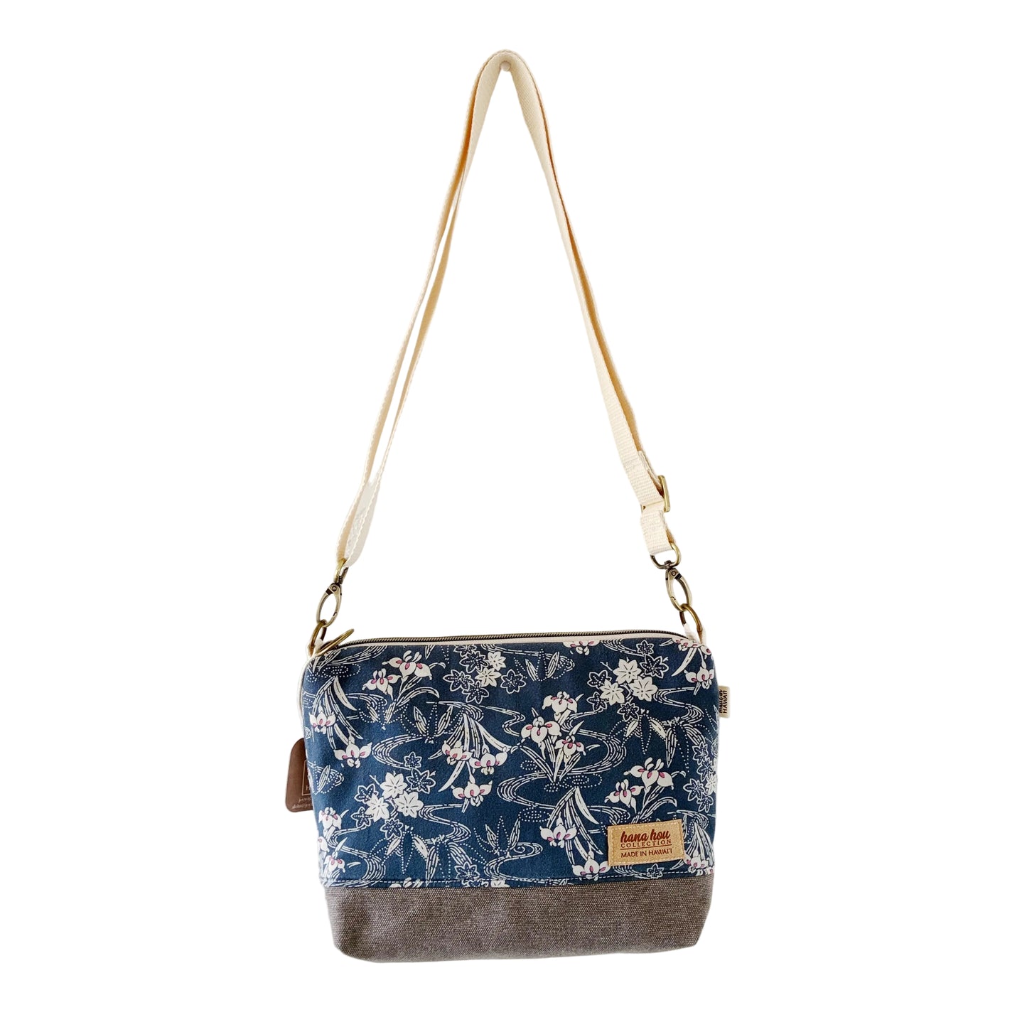 HANA HOU // Medium Crossbody  004 // Made in Hawaii with pre-loved aloha shirt