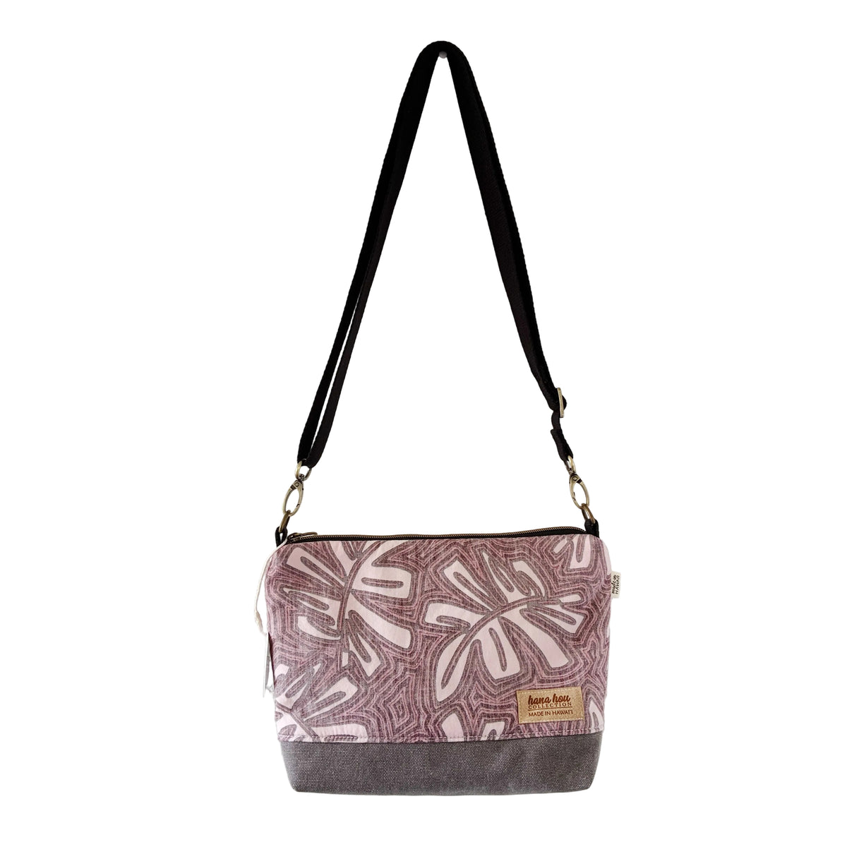 HANA HOU // Medium Crossbody  006 // Made in Hawaii with pre-loved aloha shirt