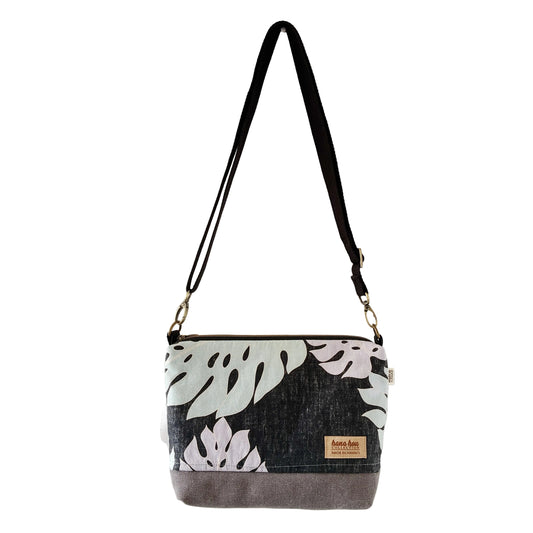 HANA HOU // Medium Crossbody  003 // Made in Hawaii with pre-loved aloha shirt
