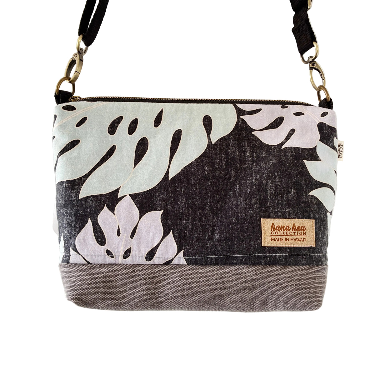 HANA HOU // Medium Crossbody  003 // Made in Hawaii with pre-loved aloha shirt