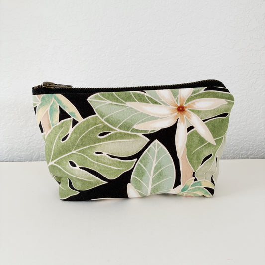 HANA HOU // Jumbo Pencil Pouch 001 // Made with pre-loved aloha shirt
