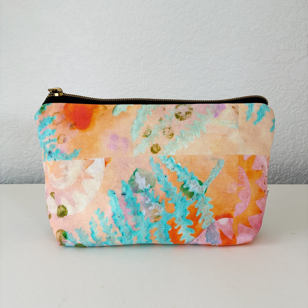 HAWAI'I ARTIST // Jumbo Pencil Pouch 001 // Print design by Bless You Hawaii Handmade