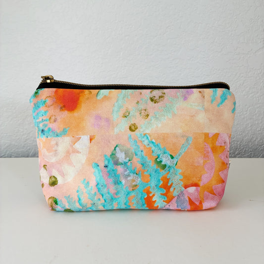 HAWAI'I ARTIST // Jumbo Pencil Pouch 001 // Print design by Bless You Hawaii Handmade