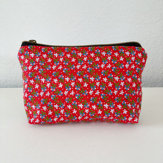 Hana Hou // Jumbo Pencil Pouch 001 // Made in Hawaii with upcycled fabric