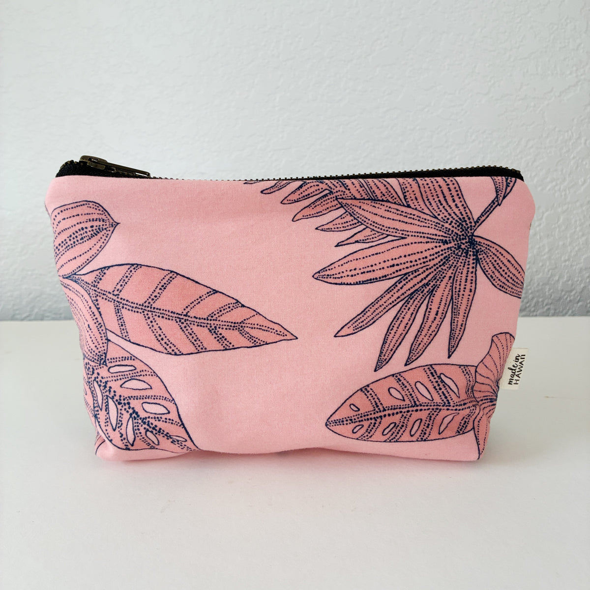 HANA HOU // Jumbo Pencil Pouch 003 // Made with pre-loved aloha shirt