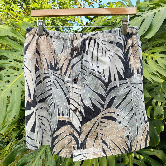 HANA HOU // Coco Top 004 // Made in Hawai'i with pre-loved aloha shirt