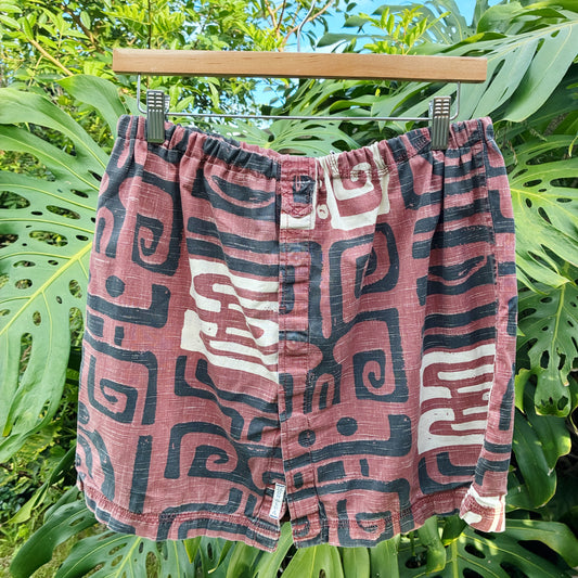 HANA HOU // Coco Top 005 // Made in Hawai'i with pre-loved aloha shirt