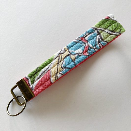 HANA HOU // Key Strap 007 // Made in Hawaii with pre-loved aloha shirt