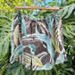 HANA HOU // Coco Top 012// Made in Hawai'i with pre-loved aloha shirt