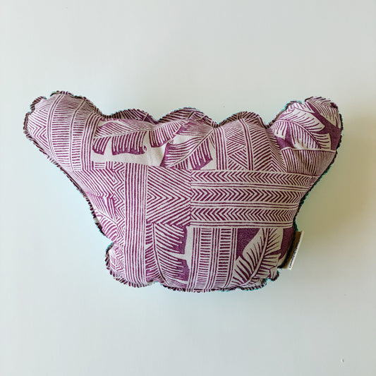 HANA HOU //  PUFFY SHAKA 004 // Made with pre-loved aloha shirt + palaka