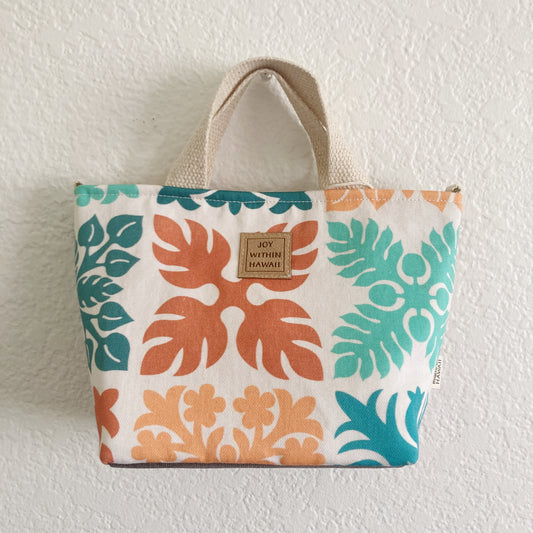 HAWAI'I ARTIST // Mini Tote Crossbody 003 // Print design by Kapuanani Creations