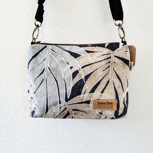 HANA HOU // Small Crossbody 009 // Made in Hawaii with pre-loved aloha shirt