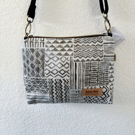 HANA HOU // Small Crossbody 003 // Made in Hawaii with pre-loved aloha shirt