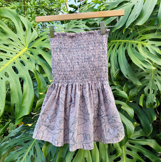HANA HOU // Ka'ina Top 015 // Made in Hawai'i with pre-loved aloha shirt