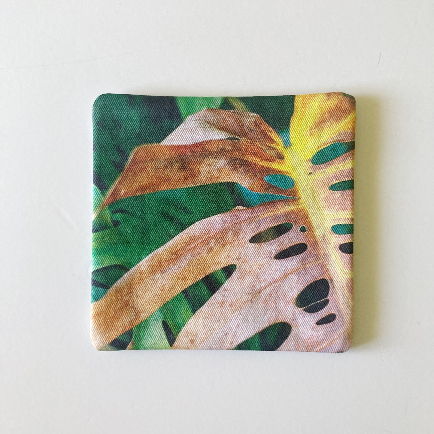 PHOTO COASTER // BROWN MONSTERA