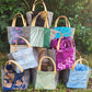 HAWAI'I ARTIST // MINI BOX TOTE 002 // Print design by Sig Zane Designs