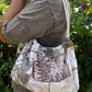 HANA HOU // 'OLINA TOTE 002 // Made with pre-loved aloha shirts + palaka