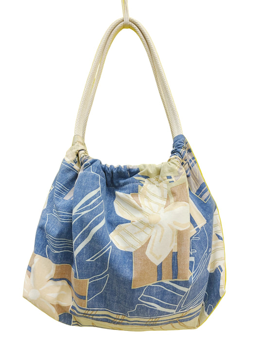 HANA HOU // 'OLINA TOTE 005 // Made with pre-loved aloha shirts + palaka