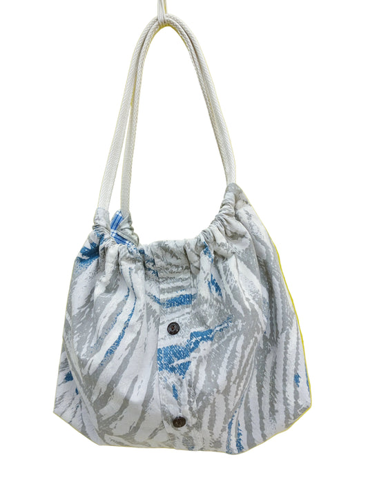 HANA HOU // 'OLINA TOTE 003 // Made with pre-loved aloha shirts + palaka