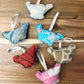 SHAKA ORNAMENT // Made in Hawai'i with preloved aloha shirts, Sig Zane off-cuts + palaka