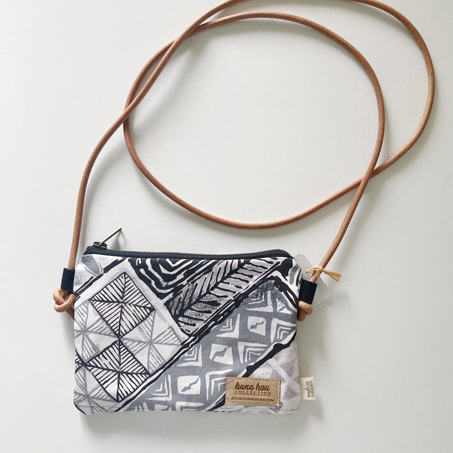 Hana Hou // Fixed Mini Crossbody 002 // Made in Hawaii with pre-loved aloha shirt