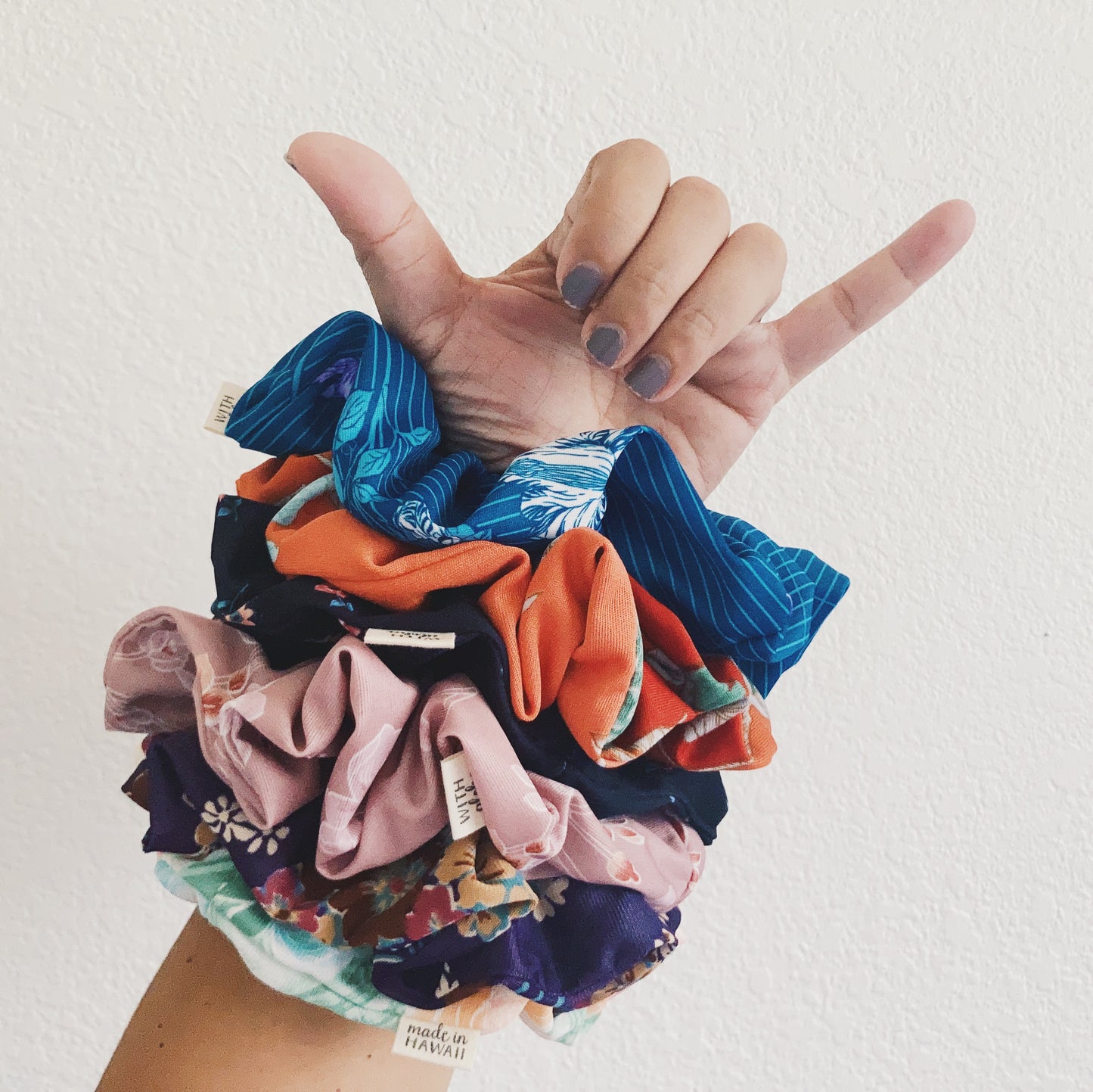 Hana Hou // SCRUNCHIE 004 // Made in Hawaii with upcycled textiles